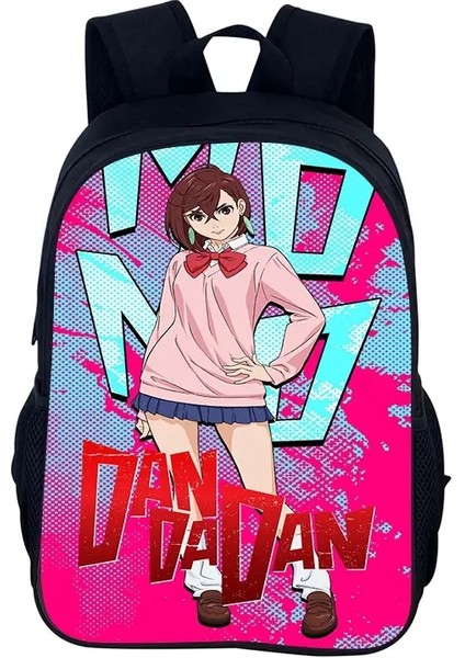 Dan Da Dan Sırt Çantası Anime Okul Öğrenci Çantaları 40CM/15.7INCH Fermuar Kitap Çantaları Anime Dizüstü Bilgisayar Mochila Çocukların Doğum Günü Hediye Rengi: 6 (Yurt Dışından)