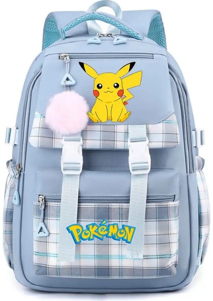 Pokemon Çocuklar Sırt Çantası Pikachu Anime Karikatür 3D Baskılı Sırıltılar Yüksek Kapasiteli Genç Öğrenci Öğrenci Schoolbag Erkek Kız Kitap Bagcolor: Resim Renk (Yurt Dışından)
