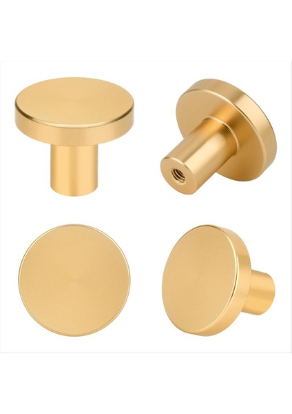 12 Paket Altın Dolap Düğmeleri - Fırçalanmış Altın Donanım, Şifoniyer Çekmecesi Düğmeleri, Tornavida ile Dolap Donanımı (Yurt Dışından) fiyatları
