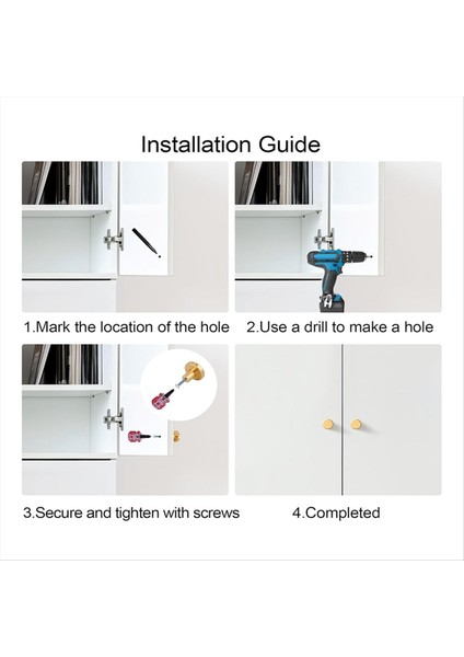 12 Paket Altın Dolap Düğmeleri - Fırçalanmış Altın Donanım, Şifoniyer Çekmecesi Düğmeleri, Tornavida ile Dolap Donanımı (Yurt Dışından) indirimleri
