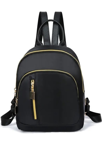 Yeni Tasarımcı Moda Kadınlar Sırt Çantası Mini Yumuşak Touch Çok Fonksiyonlu Küçük Sırt Çantası Kadın Bayanlar Omuz Çantası Kız Takip: Siyah (Yurt Dışından)