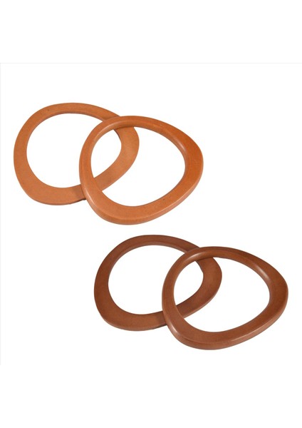 Ahşap Çanta Kolu Daire Ahşap Kulplar Tığ Işi Örgü Çanta Plaj Çantası Saman Çanta Çanta Kolları Için Yedek Alet (Yurt Dışından) modelleri