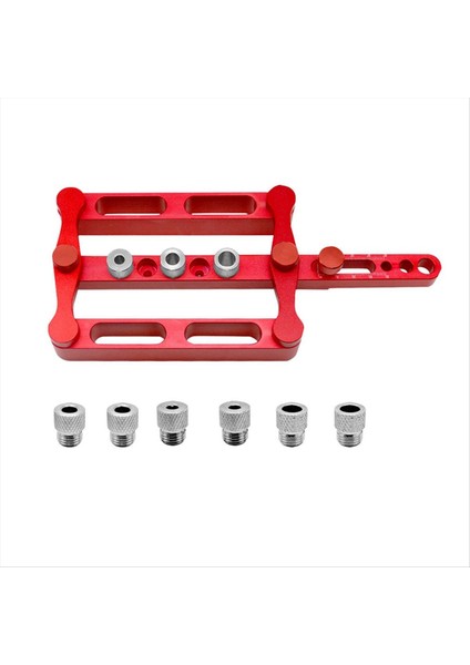 Kendini Merkezleme Dowelling Jig 6/8/10MM Dübel Jig, Ahşap Dübel Deliği Delme Kılavuzu Ahşap Işleme Konumlandırıcı Bulucu (Yurt Dışından)