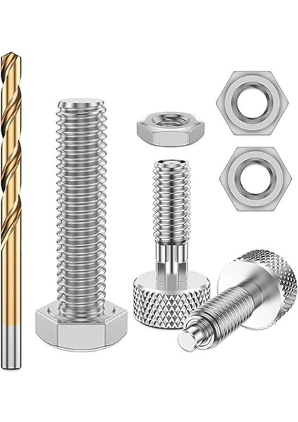 Sap Serbest Bırakma Pimleri Kiti, Takım Kutusu Tutucu Kaldırma, El Geri Çekilebilir Yay Piston Paslanmaz Çelik M6 Hızlı Serbest Bırakma Pimleri (Yurt Dışından)
