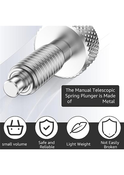 Sap Serbest Bırakma Pimleri Kiti, Takım Kutusu Tutucu Kaldırma, El Geri Çekilebilir Yay Piston Paslanmaz Çelik M6 Hızlı Serbest Bırakma Pimleri (Yurt Dışından) fiyatları