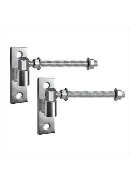 Ağaç ve Metal Kapılar Için Ağır Yorum Kapısı Menteşeleri, 8 Inç J Bolt Menteşe, 2 Pack - Çiftlik ve Ahır Kapıları Için Ideal (Yurt Dışından)