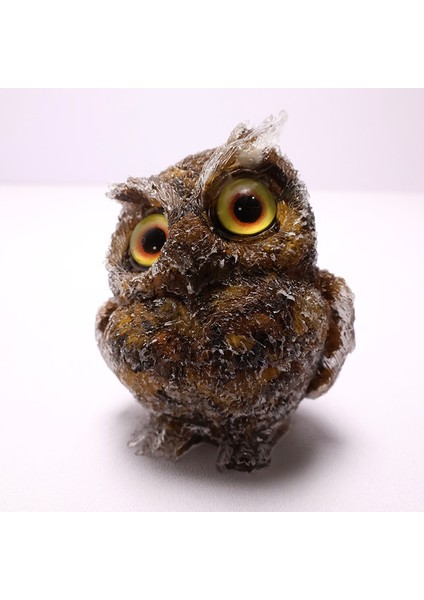 Damla Baykuş Reçine Kristal Kırma Taş Ev Süsü Zanaat Hatıra Hediye Verme Hediye (Yurt Dışından)