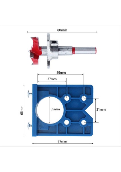 35MM Menteşe Açma Bulucu Çekmece Kapı Paneli Menteşe Konumlandırma Şablonu Ağaç Işleme Menteşe Menteşe Montaj Aracı (Yurt Dışından) fırsatları