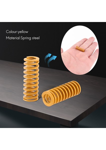 8mm Od 20MM Uzun Hafif Yük Sıkıştırma Kalıp Die Bahar Sarı Sıkıştırma Kalıp Die Yay Ender 3s Yatak 20 Pcs (Yurt Dışından) indirimleri