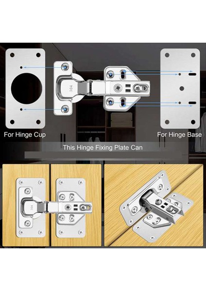 10 Paır Menteşe Onarım Plakası Dolap Mobilya Çekmecesi Masa Onarım Montaj Tool Donanım Paslanmaz Çelik Menteşe Sabitleme Plakası (Yurt Dışından) indirimleri