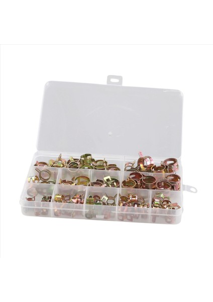 100PCS Araba Kamyonu Yay Klipsleri Yakıt Yağı Su Hortumu Klipsli Boru Borusu Kelepçe Bağlantı Elemanı Çeşit Seti 6-17MM (Yurt Dışından) modelleri