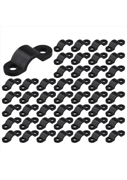 70PCS Vidalar Monte Edilmiş Kemerli Kablo Kelepçesi Klipsi 21 x 7mm 3mm Tel Için (Yurt Dışından)