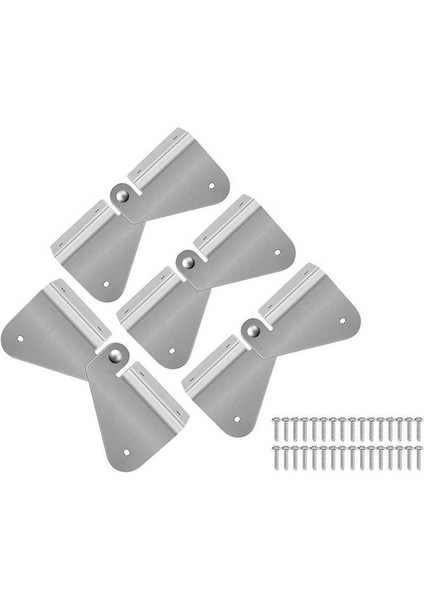 4pcs Oluk Uzatma Menteşesi Ayrıca Her Boyutta Dikdörtgen Veya Kare Iniş Borusu Için Kolay Diy Kurulum Vidaları Içerir (Yurt Dışından) indirimleri