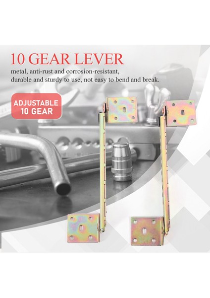 1 Çift Açılı Kaldırma Çubuğu Masası 10 Dişli Ayar Menteşe Açısı Menteşe Braket ile (Yurt Dışından) indirimleri