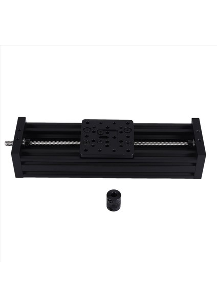 3D Yazıcı Z Eksen Vidası T8 Z Ekseni Dıy C Işın Cnc Sürgülü Tablo 250MM Doğrusal Aktüatör Kit-Black (Yurt Dışından)
