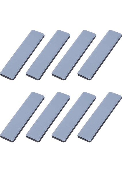 8pc Mobilya Kayar Dikdörtgen Mobilya Kaydırıcıları 25MM x 100MM Kendi Kendine Yapışkan Mobilya Kat Koruyucusu Için Hareketli Kaydırıcılar (Yurt Dışından)