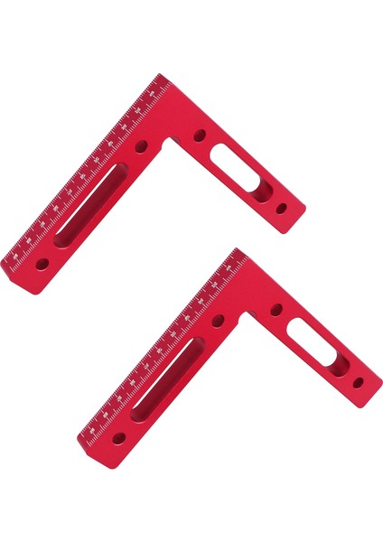 2 Pcs Alüminyum Alaşım 90 Derece Konumlandırma Kareler Sağ Açı Kelepçeler Ahşap Işleme Marangoz Alet Köşesi Kelepçesi Kare (Yurt Dışından) fiyatları