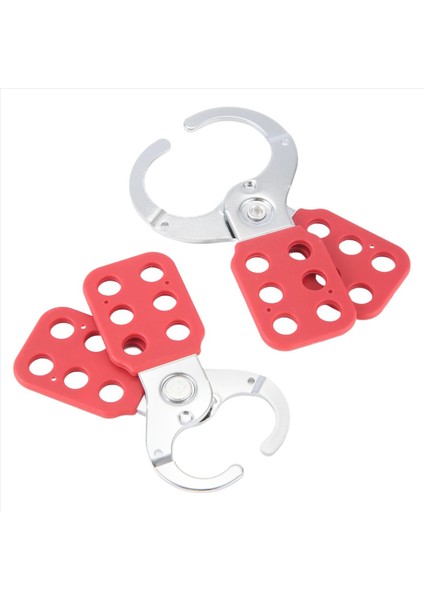 2 Adet Kilit Kilitini Kilitle Kilitle Hasp Güvenlik Ama Kilit Kilitleme Çelik Naylon Hasp Kilidi Endüstri Ekipmanları (Yurt Dışından) fiyatları