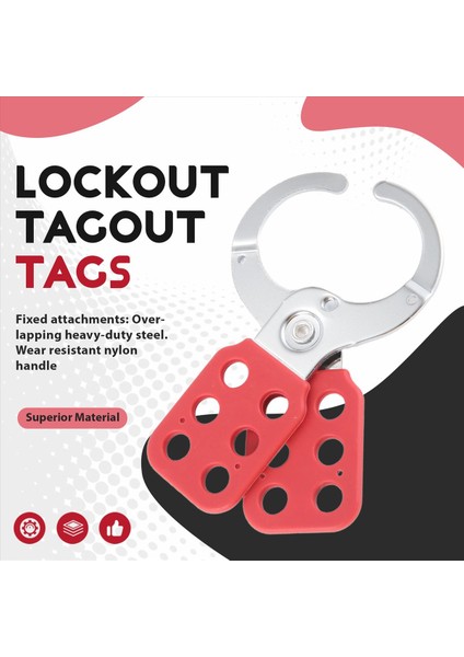 2 Adet Kilit Kilitini Kilitle Kilitle Hasp Güvenlik Ama Kilit Kilitleme Çelik Naylon Hasp Kilidi Endüstri Ekipmanları (Yurt Dışından) fırsatları