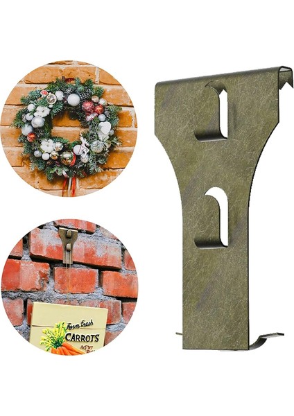 Tuğla Kanca Klipsleri Açık Havada Asılı Duvar Resimleri, Tuğla Askı Bağlantı Elemanı Kanca Tuğla Kelepçeleri 4pcs (Yurt Dışından) modelleri