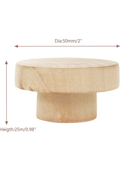 10 Adet Yuvarlak Bitmemiş Ahşap Çekmece Düğmeleri 50MM Dia Ahşap Mobilya Dolap Dresser Çeker (Yurt Dışından) indirimleri