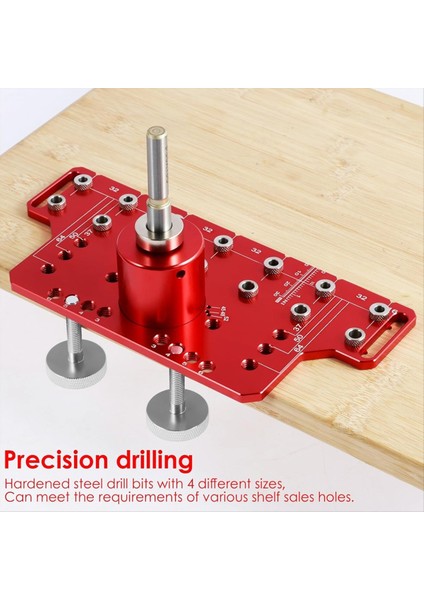 Raf Pimi Deliği Jig ve Menteşe Kelepçesi Ikili, Menteşe Konumlandırma Jig, Menteşe Deliği Matkap Kılavuzu Ağaç Işleme Için Bulucu (Yurt Dışından) fiyatları