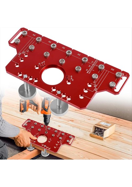 Raf Pimi Deliği Jig ve Menteşe Kelepçesi Ikili, Menteşe Konumlandırma Jig, Menteşe Deliği Matkap Kılavuzu Ağaç Işleme Için Bulucu (Yurt Dışından) fırsatları