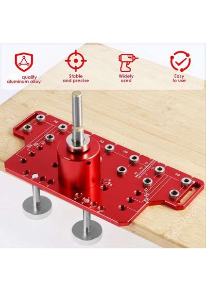 Raf Pimi Deliği Jig ve Menteşe Kelepçesi Ikili, Menteşe Konumlandırma Jig, Menteşe Deliği Matkap Kılavuzu Ağaç Işleme Için Bulucu (Yurt Dışından) indirimleri