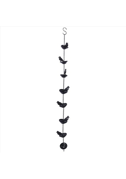 Mobil Kuşlar Bardaklarda Yağmur Zinciri Dışarı Için, Oluk Için Yağmur Zincirleri, Ev Için Yağmur Zinciri, 9X7X80CM (Yurt Dışından) fiyatları