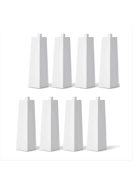 8 Pcs Alüminyum Siding Köşeleri Beyaz Siding Köşesi Kapakları Düzenli Siding Alüminyum Köşe Trim 8 Metal Tırnak (Yurt Dışından)