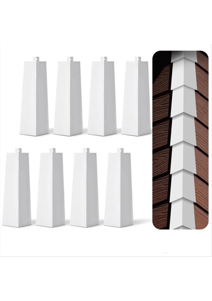 8 Pcs Alüminyum Siding Köşeleri Beyaz Siding Köşesi Kapakları Düzenli Siding Alüminyum Köşe Trim 8 Metal Tırnak (Yurt Dışından) modelleri