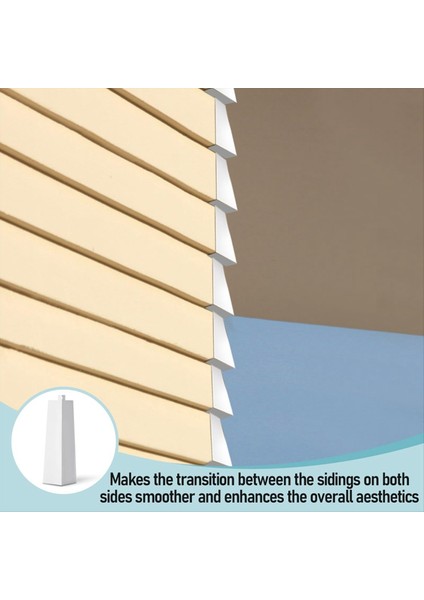 8 Pcs Alüminyum Siding Köşeleri Beyaz Siding Köşesi Kapakları Düzenli Siding Alüminyum Köşe Trim 8 Metal Tırnak (Yurt Dışından) fırsatları