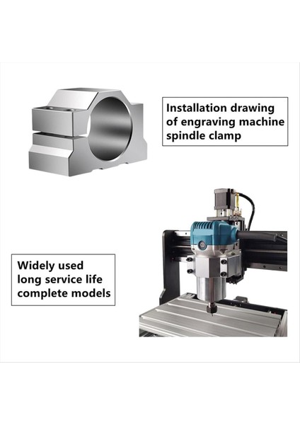 Cnc Yönlendirici Gravürü Için 65MM Cnc Mil Motor Kelepçesi Montaj Braketi, Mil Motor Montaj Desteği, 4 Pcs Vidalı Destek (Yurt Dışından) indirimleri