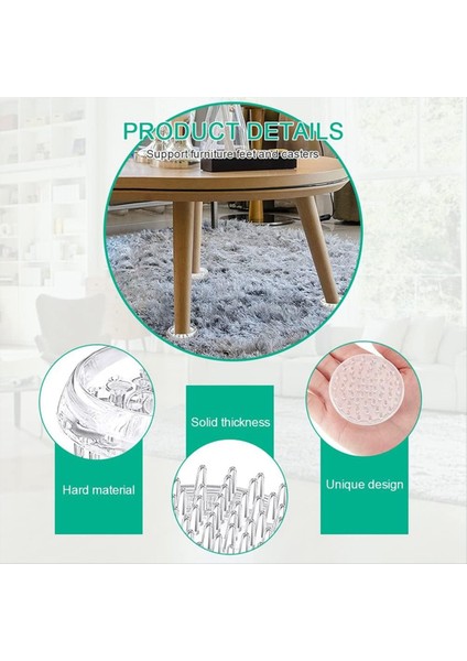 Halı Koruyucular 8pcs Çivili Tekerlek Bardaklar Zemin Tasarrufu Pedleri Açık Çivili Zemin Hint Bardağı Çivili Mobilya Fincanı (Yurt Dışından) modelleri