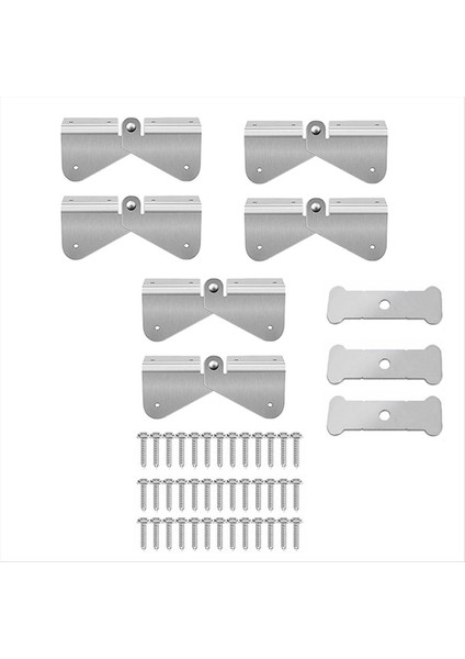 Paslanmaz Çelik Oluk Iniş Borusu Uzatma Menteşesi, Menteşe Tasarımını Çevirin, Dikdörtgen ve Kare Iniş Borusu ile Uyumlu, Bir (Yurt Dışından)