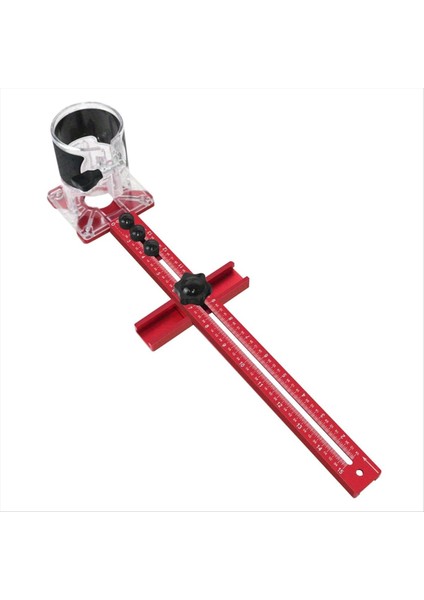 4in1 Yönlendirici Freze Groove Bracket-Cabinet Donanım Jig Alüminyum Direkt Kesme Jig Punch-Router Freze Bracketb (Yurt Dışından)