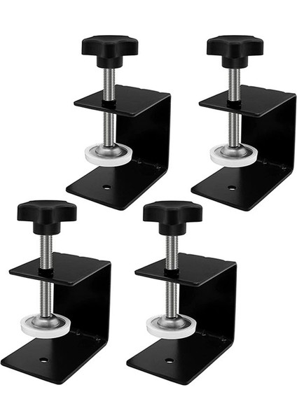 Çekmece Ön Panel Kurulum Kelepçesi Donanım Jig C Clamp 3mm Daha Kalın Çekmeceli Matkap Deliği Kılavuzu U Clamp (4 Paket) (Yurt Dışından)
