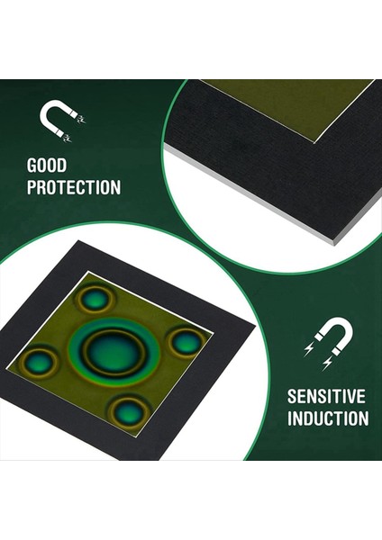 Manyetik Gözlem Filmi 4 x 4 Inç Manyetik Film Statik Alan Manyetik Flux Ekran Tabakası Mıknatıs Desen Dedektörü (Yurt Dışından) fiyatları