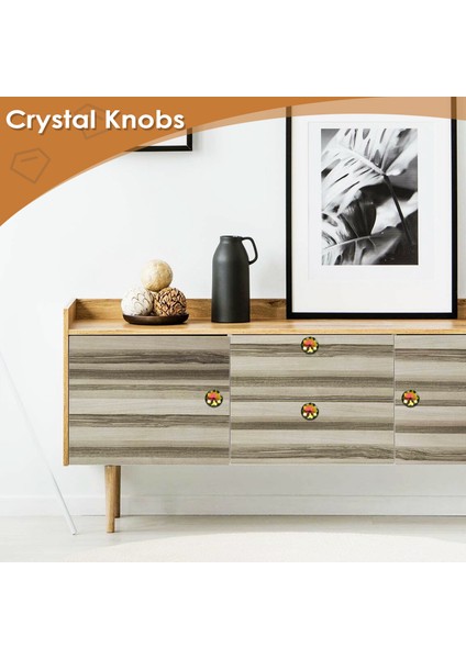 10PCS 30MM Renkli Kristal Düğmeler Cam Dolap Topuzlar Çekmecesi, Ev Kabini Çekmecesi ve Şifoniyer Için Tutamaç Çeker (Yurt Dışından) fırsatları