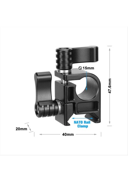 15MM Tek Delik Kelepçe Teçhizat Dslr Kameralar Için Hızlı Bırakma Monitör Vizör Ekle (Yurt Dışından) fırsatları