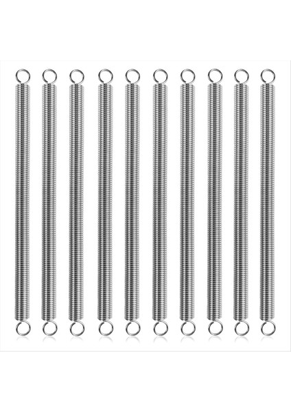 10PCS Extension Springs 3/8inx6-1/2in, 0.047 Inç Yay Çelik Çift Kancalar Mekanik Onarım Için Endüstriyel Garaj Kapısı Dıy (Yurt Dışından)