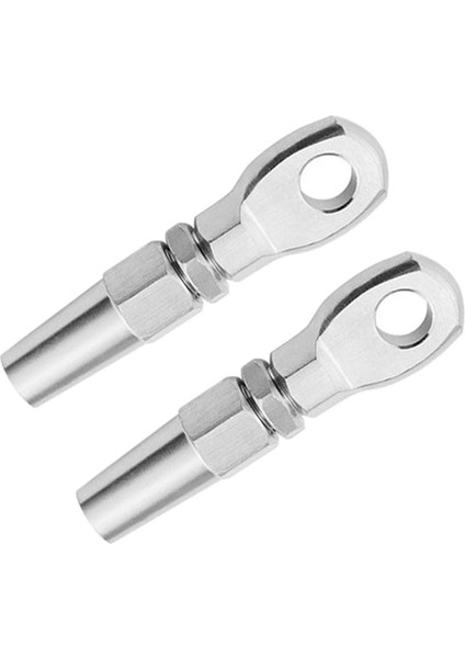 2pcs Deniz Sınıfı 316 Paslanmaz Çelik Yağsız Göz Terminali Kablosu Ipi Dıy Montaj Teçhizat Donanımı Donanım Korkuluk Kiti (Yurt Dışından) modelleri