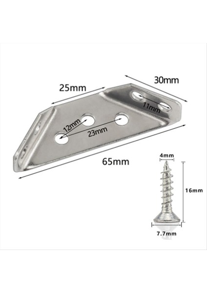 100PCS Evrensel Mobilya Köşe Konnektörü Paslanmaz Çelik Köşe, Vidalı Ağır Hizmet Açısı Raf Braketleri (Yurt Dışından) modelleri
