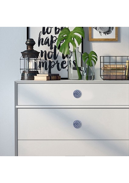 10 Adet Çekmece Çekme Kulpları Yuvarlak Dolap Düğmeleri Vintage Seramik Kapı Düğmeleri Dolap Dolap Gardırop Dresser Beyaz (Yurt Dışından) modelleri