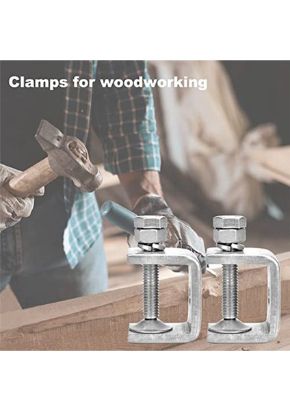 6 Adet 1 Inç Paslanmaz Çelik Ahşap Işleme Için Küçük C-Clamp, Ağır Hizmet Tipi Metal U-Kelepçeleri Mini Masa Kaplan-Kelepçe (Yurt Dışından) fiyatları