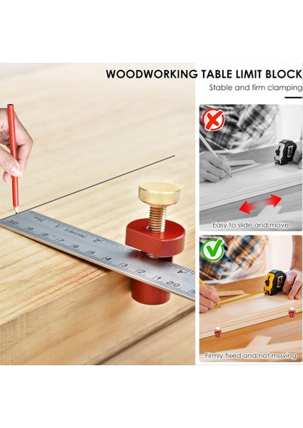 2pcs Tezgah Köpek Kelepçe Seti, 3/4in (19MM) Alüminyum Alaşım Çalışma Tezgahı Deliği Durağı, Ahşap Işleme Masası Durdurma Carpenter Tezgah Kelepçesi A (Yurt Dışından) fırsatları