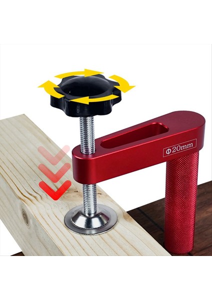 Ahşap Işleme Hızlı Oyunculuk Tutkun Kelepçe, Ahşap Işleme Tezgah Köpeği Kelepçe 19 mm Delikler Için Hızlı Sabit Klips Aletleri (Yurt Dışından) indirimleri