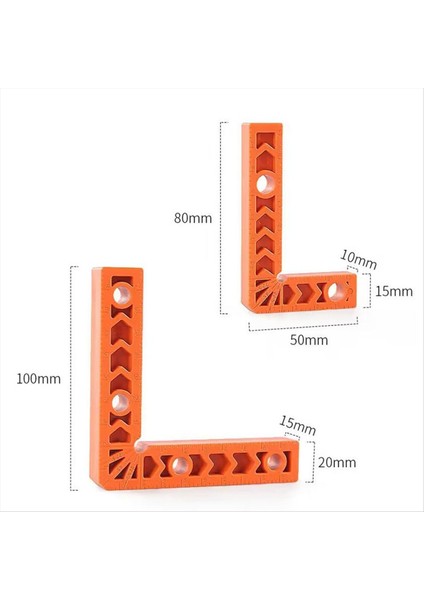 90 Derece Sağ Açılı Yardımcı Konumlandırıcı 4inch Ahşap Işleme Aracı Plastik Kare Kare Tutucu, 3inç 4 Inç, 16PCS (Yurt Dışından) fiyatları