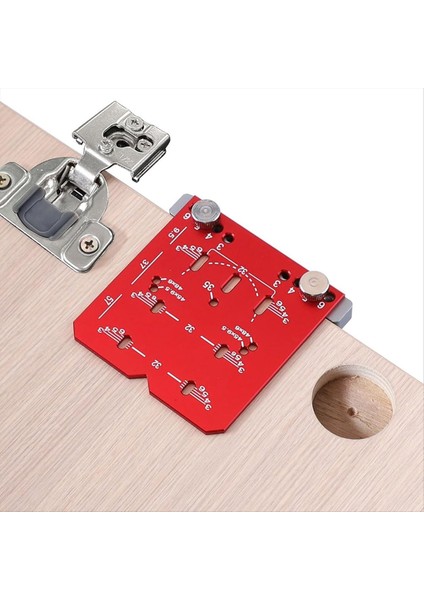 Dolap Menteşe Jig, Ayarlanabilir Sondaj Mesafesi 35MM Matkap Kılavuzu Gizli Menteşe Jig, 45/48MM Iki Delikli Mesafe Menteşe (Yurt Dışından) fırsatları