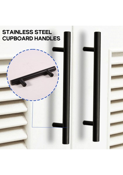 10 Paket 5 Inç Dolap Çeker Mat Siyah Paslanmaz Çelik Mutfak Dolabı Kulpları Dolap Kulpları 5 Inç Uzunluk, 3 Inç Delik Merkez (Yurt Dışından) indirimleri